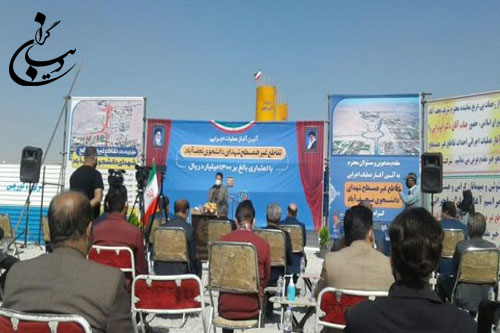 برگزاری مراسمی برای اجرای عملیات تقاطع غیرهم‌سطح در نجف‌آباد